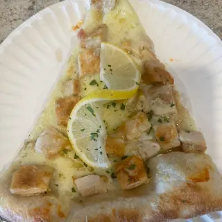 Chicken Francese Pizza Slice